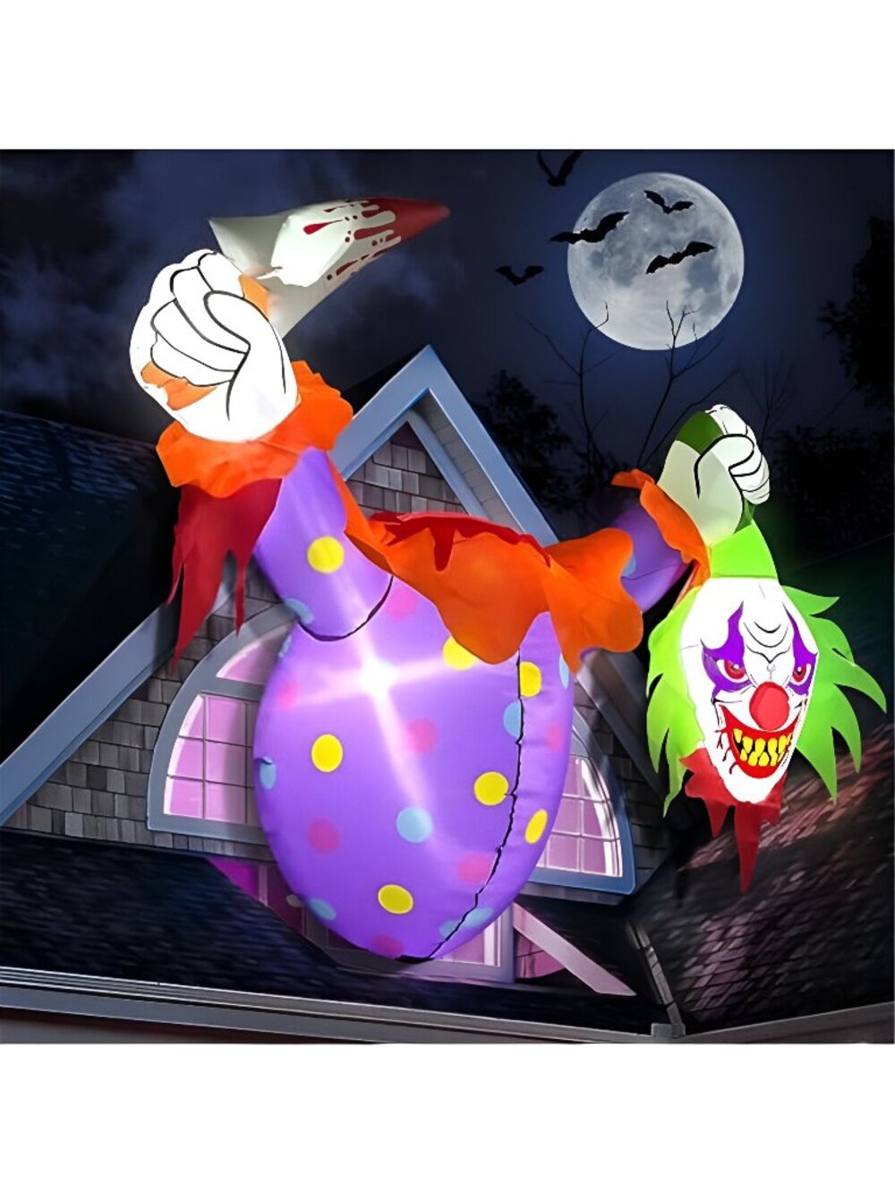 4.5FT Halloween Inflatables, Kalolary Halloween Window Blow up Decorations